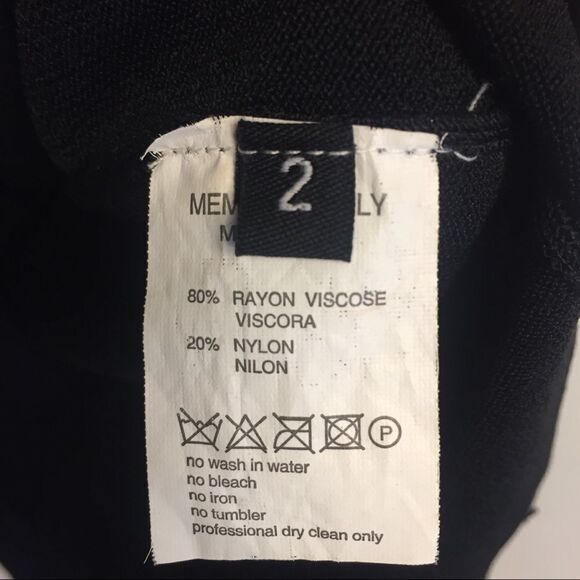 MEMBERS ONLY Scoop Neck Tank Dress Black XS - Picture 6 of 7